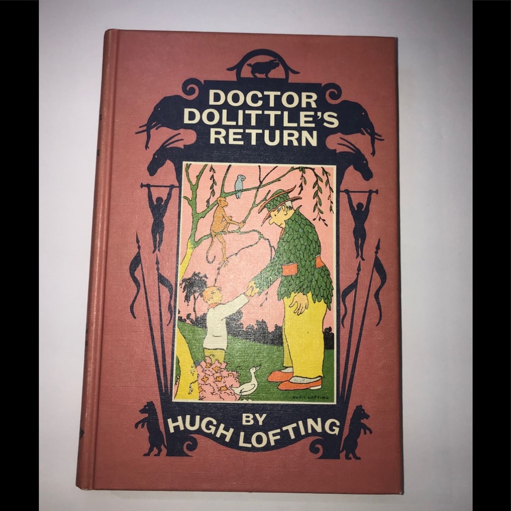 💕3/$15 vintage 1961 Dr Dolittles return hardcover book collectors item
